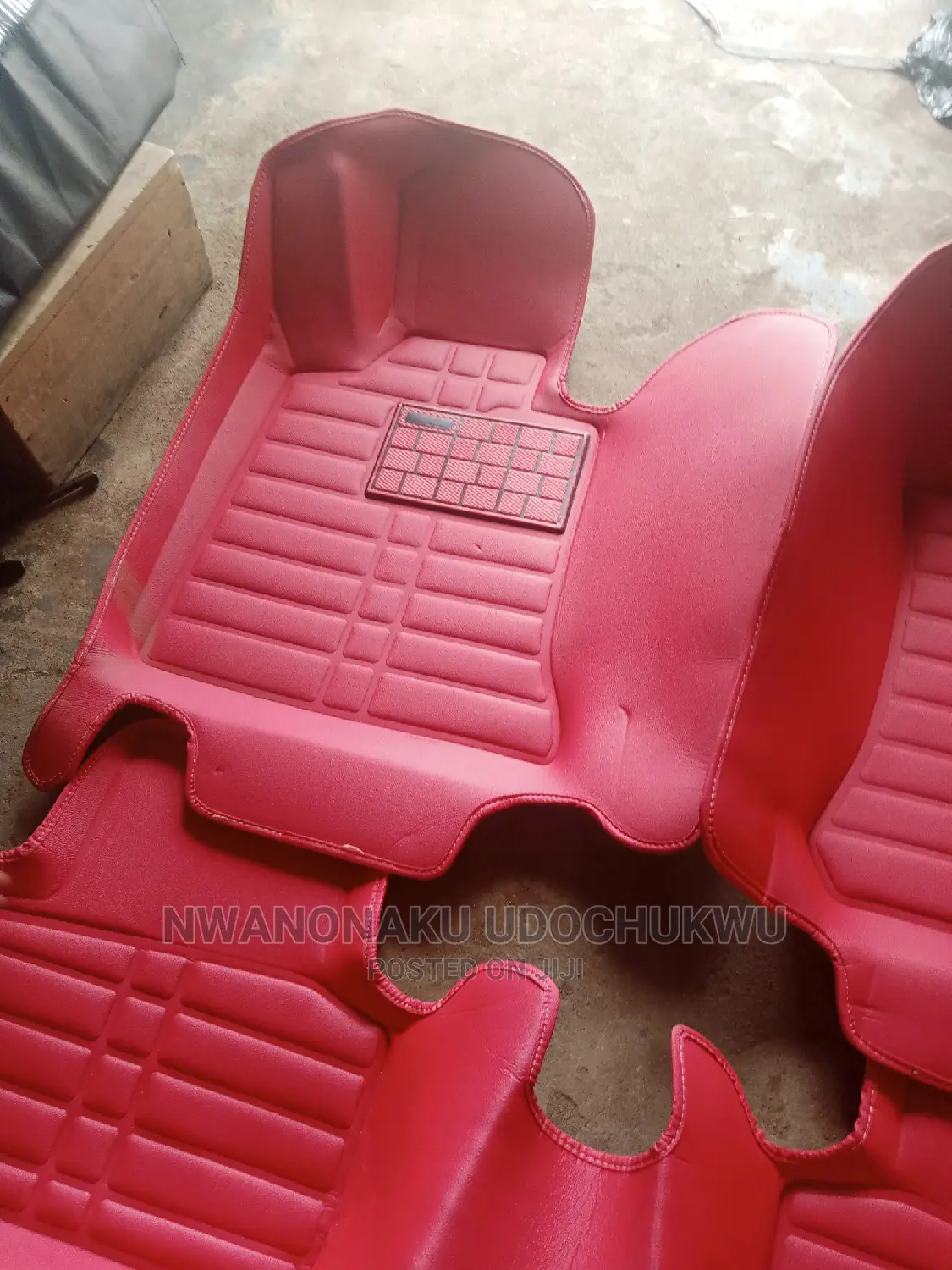 Mercedes Red Foot Mat