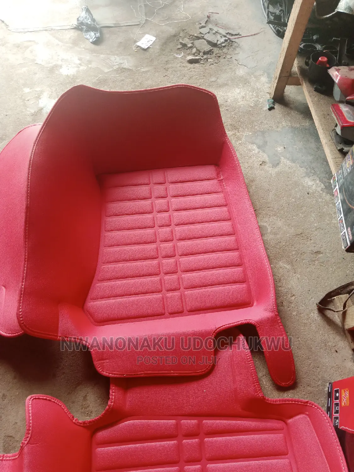 Mercedes Red Foot Mat