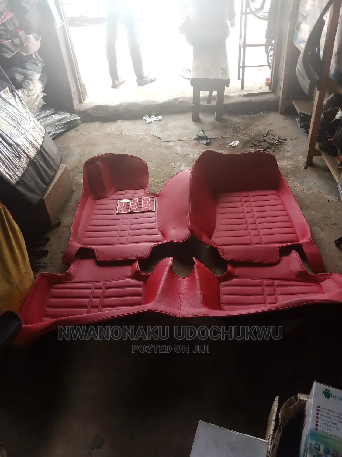 Mercedes Red Foot Mat