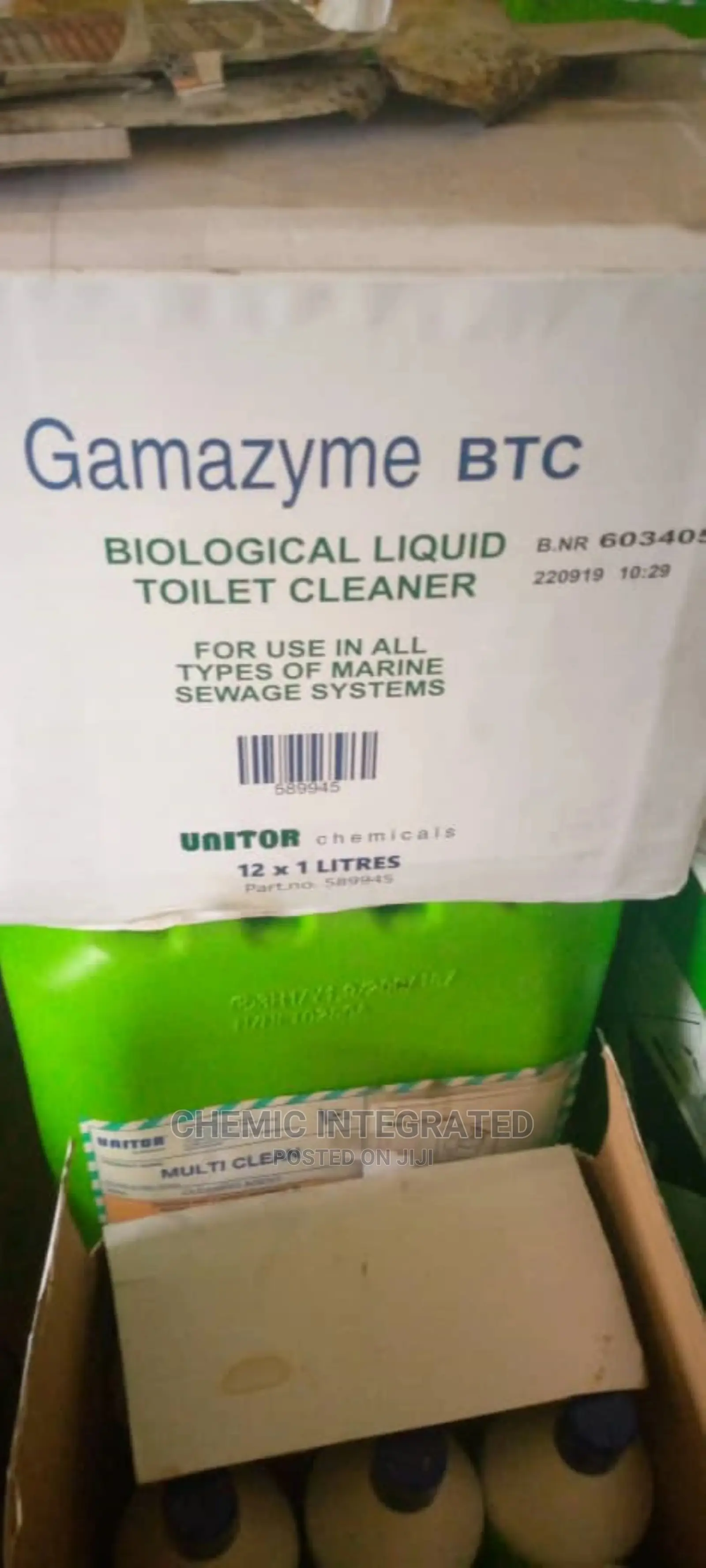 Unitor Gamazyme BTC Biological Liquid Toilet Cleaner