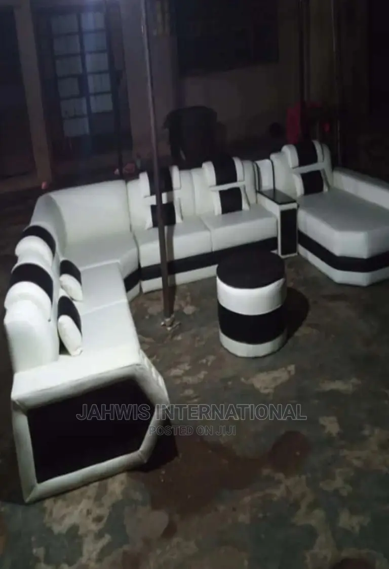 Beautiful U-Shaped White Colored Chairs