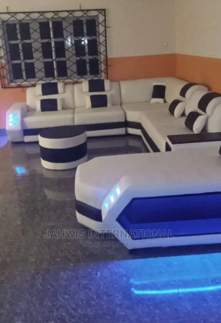 Beautiful U-Shaped White Colored Chairs