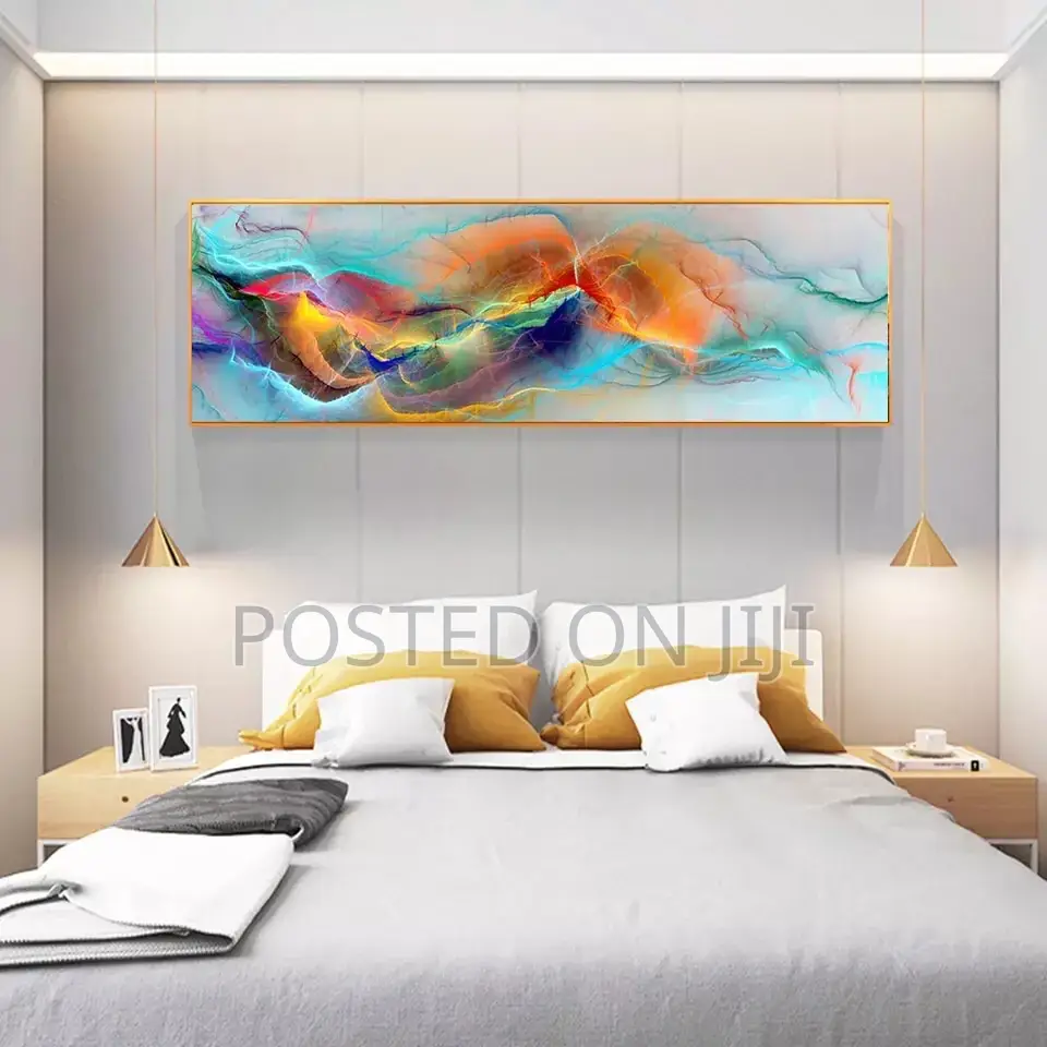 Large Abstract Different Colors Painting