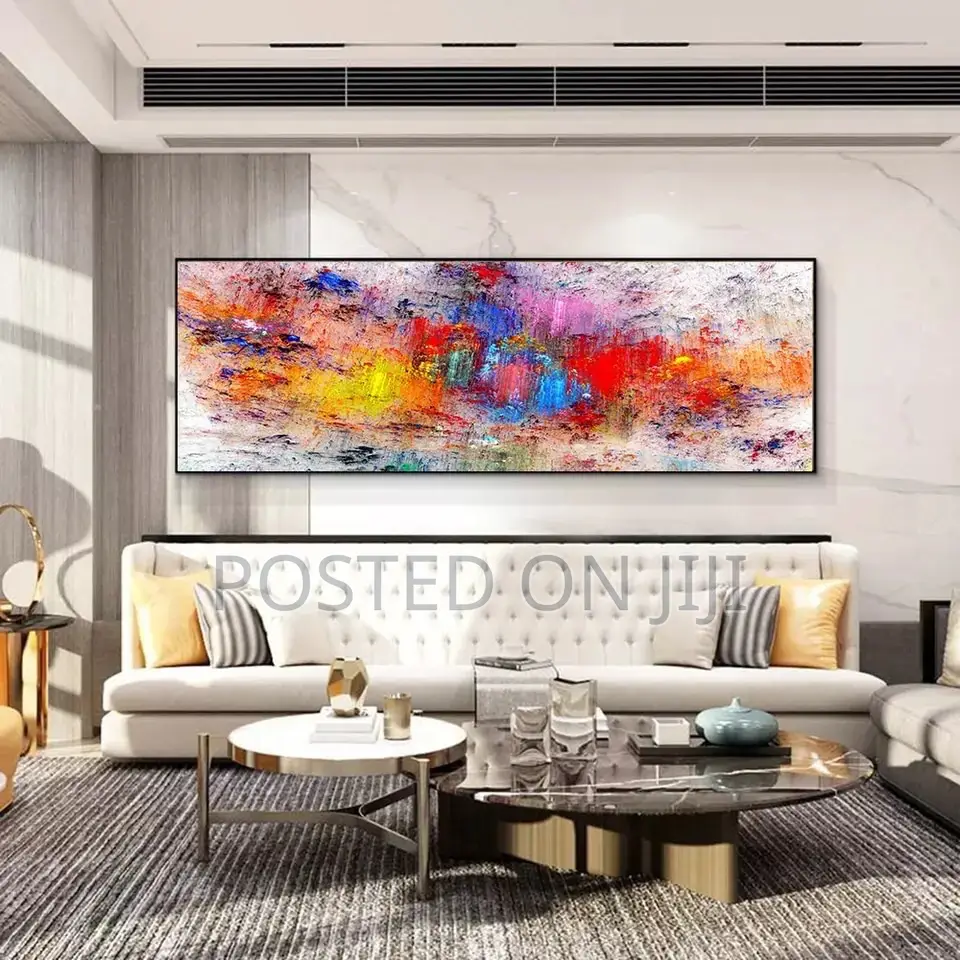Large Abstract Different Colors Painting