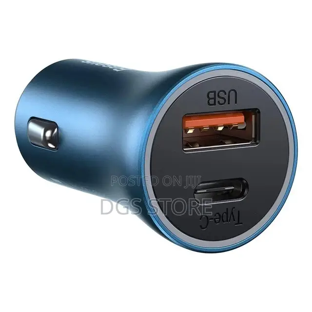 Baseus Inauto Car Charger 40w Dual Port Quick Charging