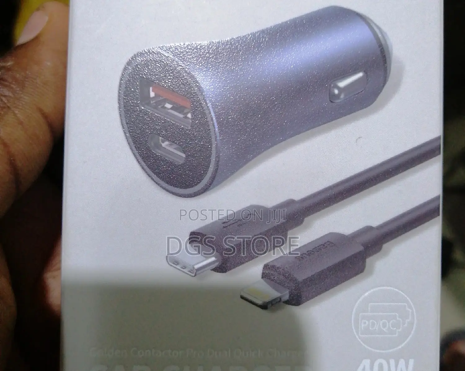Baseus Car Charger 40w Dual Port Quick Charging U+C 40w