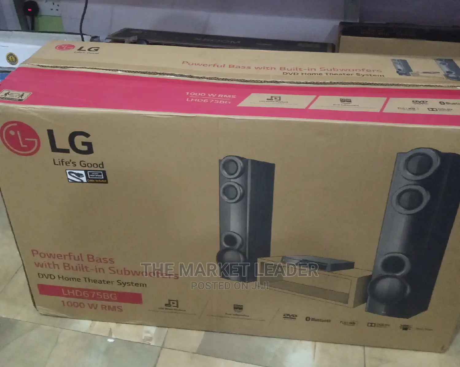 Lg675,4.2ch Body Guard 2speaker Home Theatre 1000 Watt