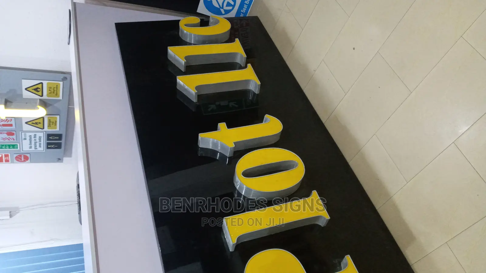 Channel Letters. Brushed Silver (LED)/Sign