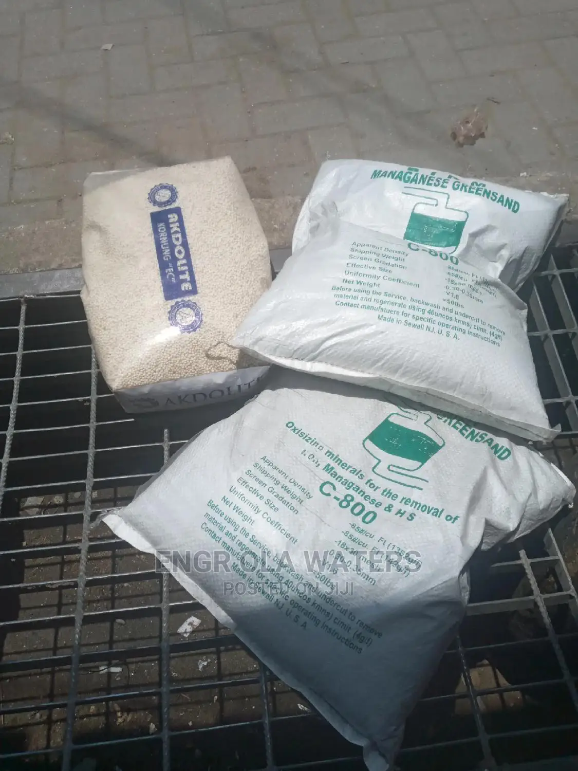 Greens Sand Chemical of the Water Treatments