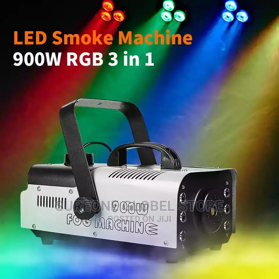 900W Disco Colorful Smoke 3in1 Machine LED Remote