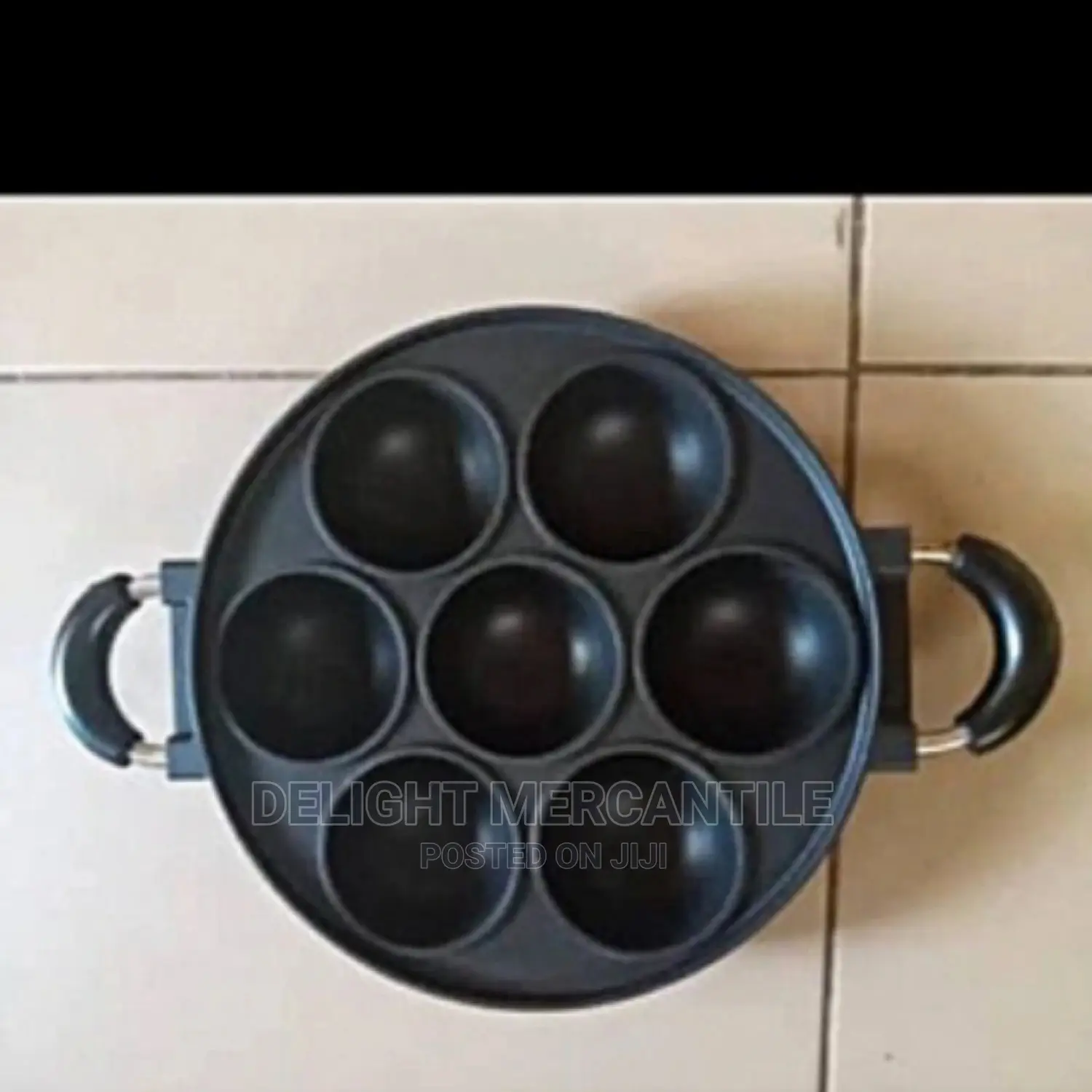 7 In 1 Non-stick Masa Cake Cookies Omelette Pan With Cover