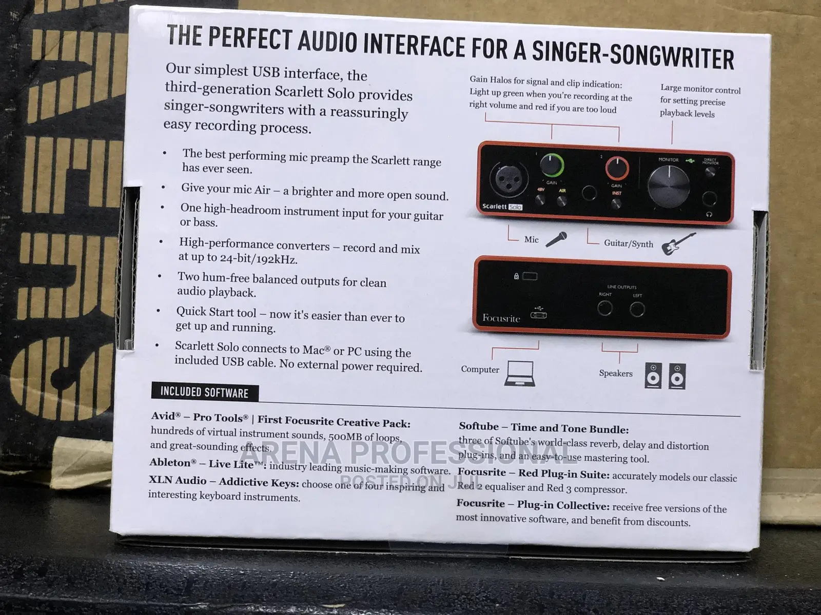 Focusrite Scarlett Solo Sound Card
