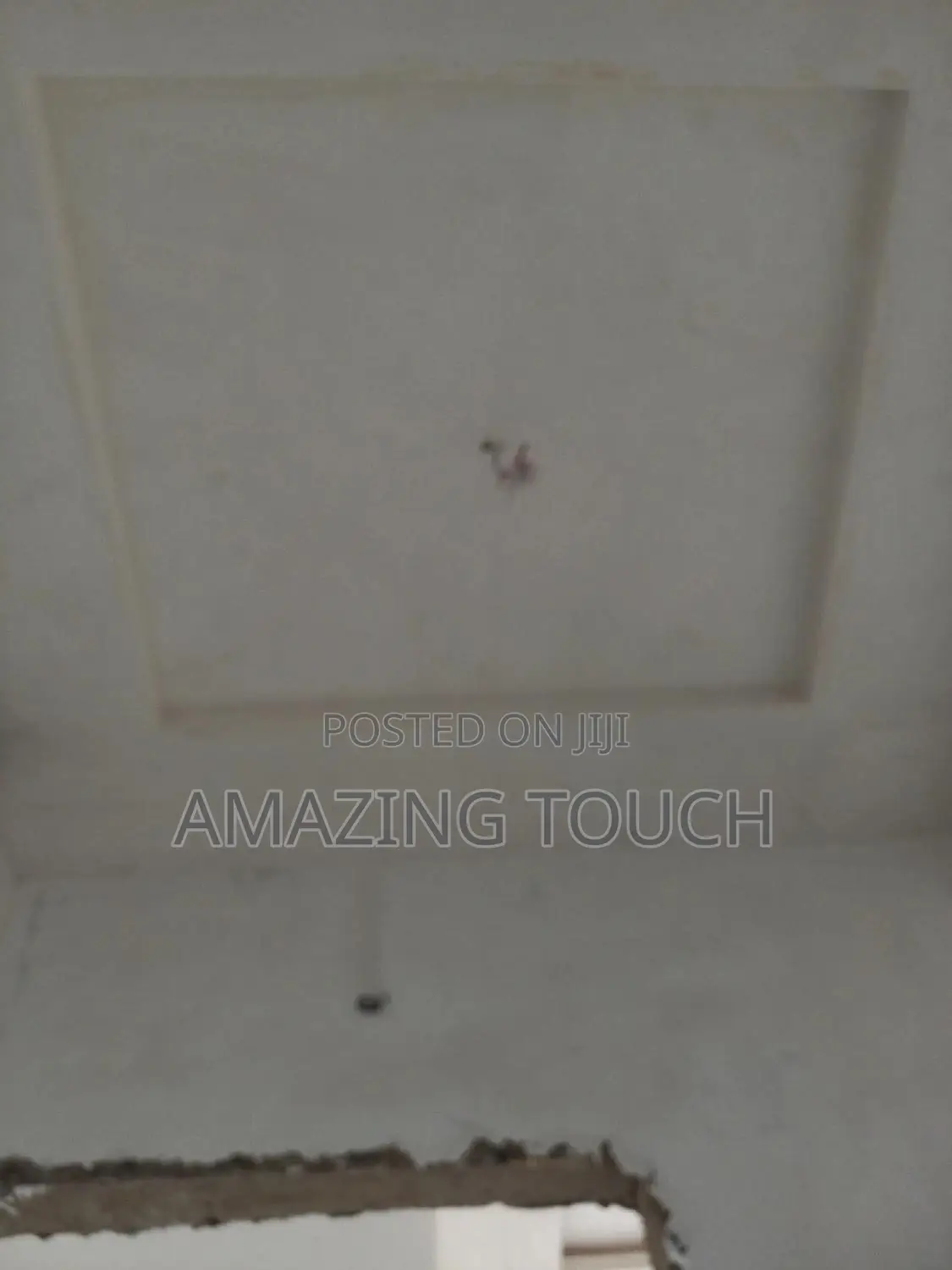 Pop Ceiling Design, Tv Stand, Wall Screeding Painting