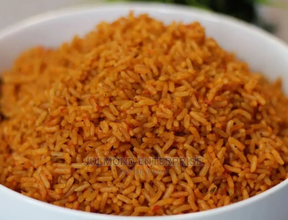 Party Jollof Rice for 100 Guests