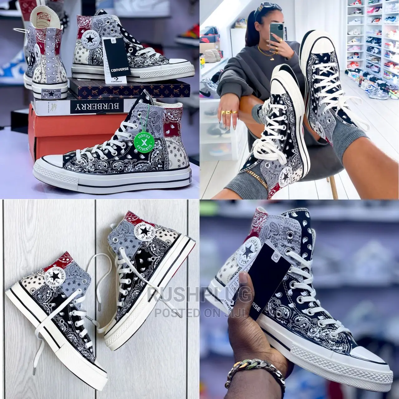 Offspring X Converse Chuck 70 ‘ Paisley Aztec Patchwork ’*