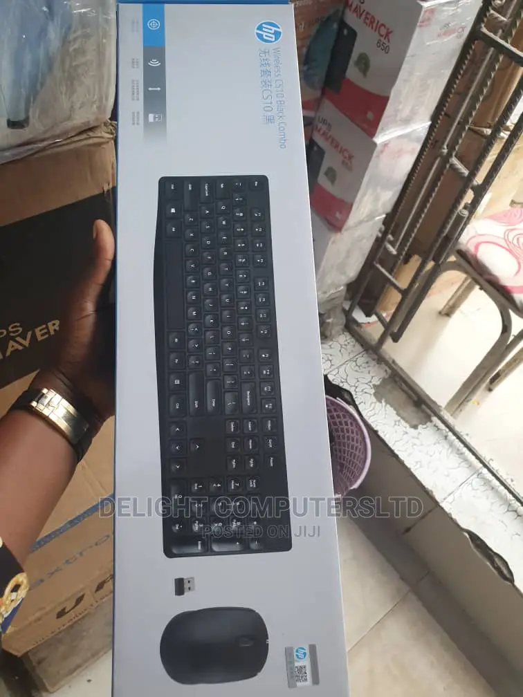 Hp Wireless Cs10 Keyboard Mouse Black Combo