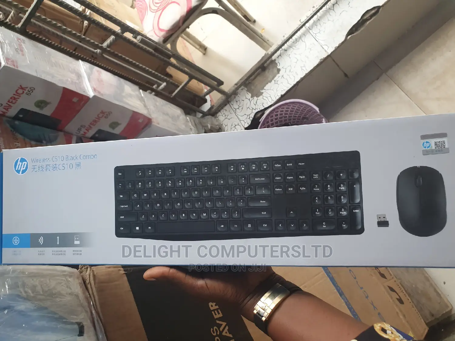 Hp Wireless Cs10 Keyboard Mouse Black Combo