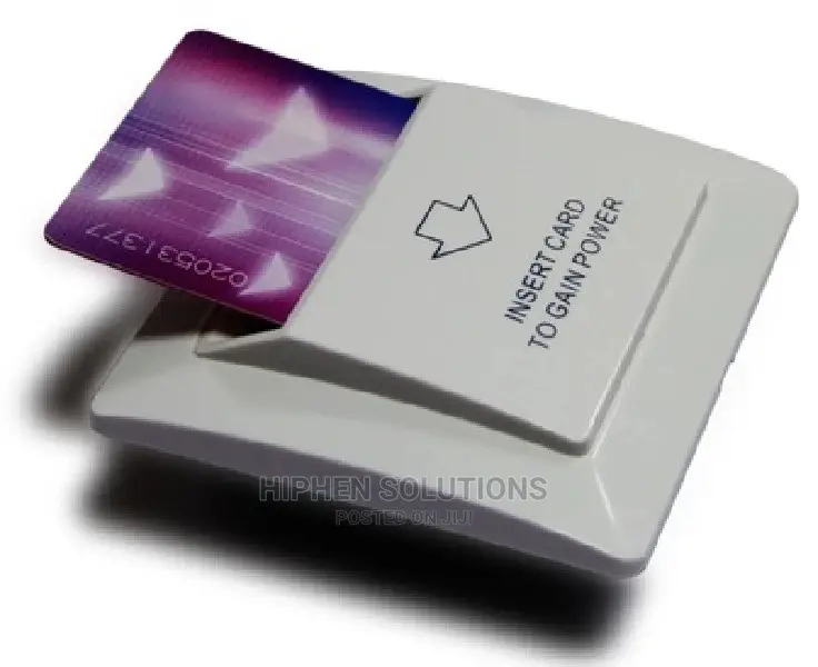 White Hotel Key Card Switch