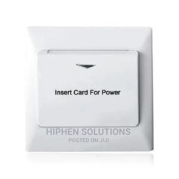 Hotel Room Key Card Energy Saver Light Switch