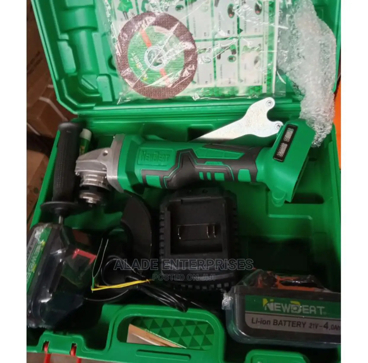 Cordless Grinder With 4.0ah Battery