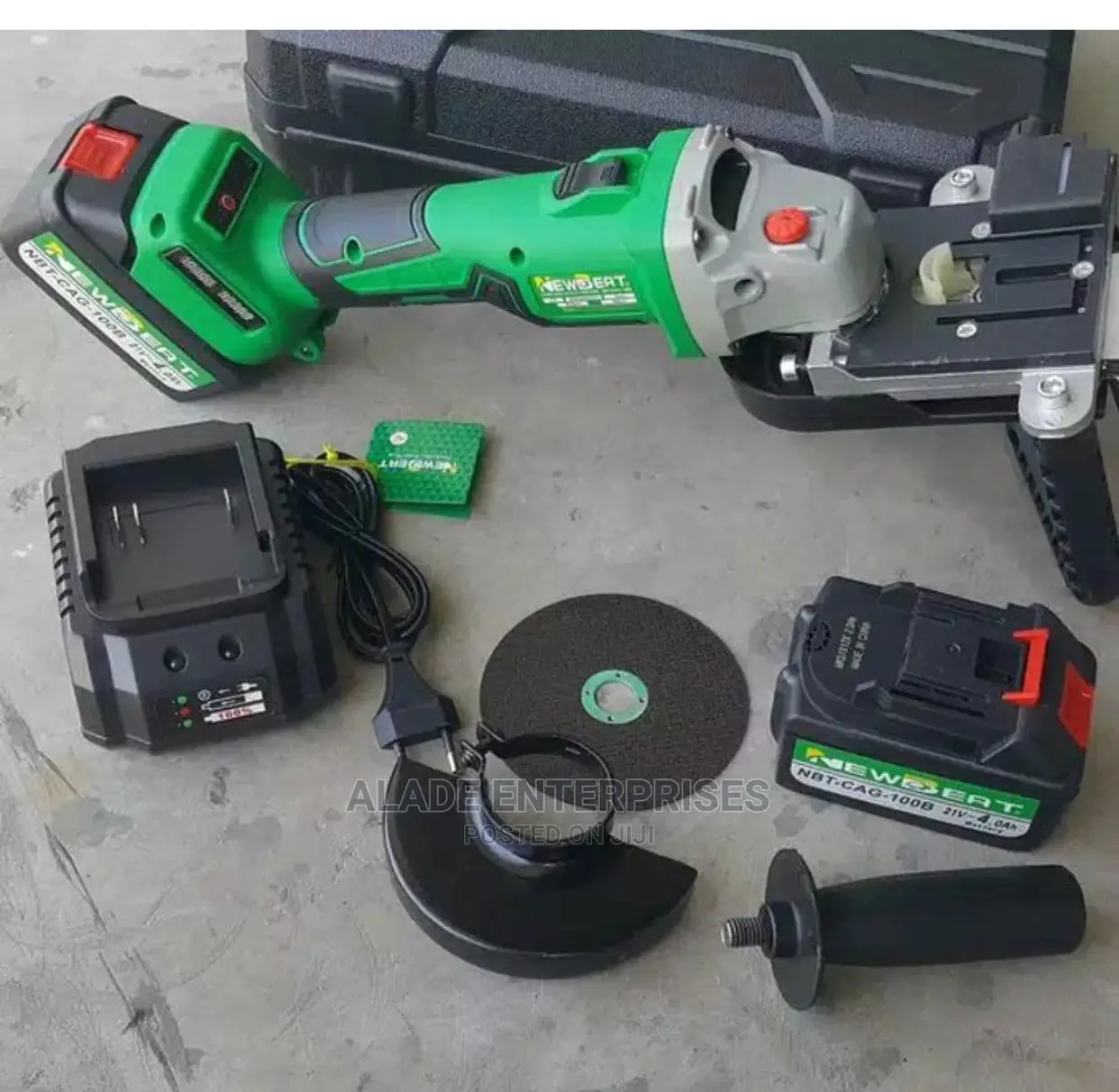 Cordless Grinder With 4.0ah Battery