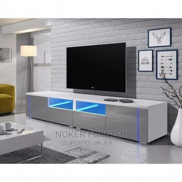 TV Console With Led Lights