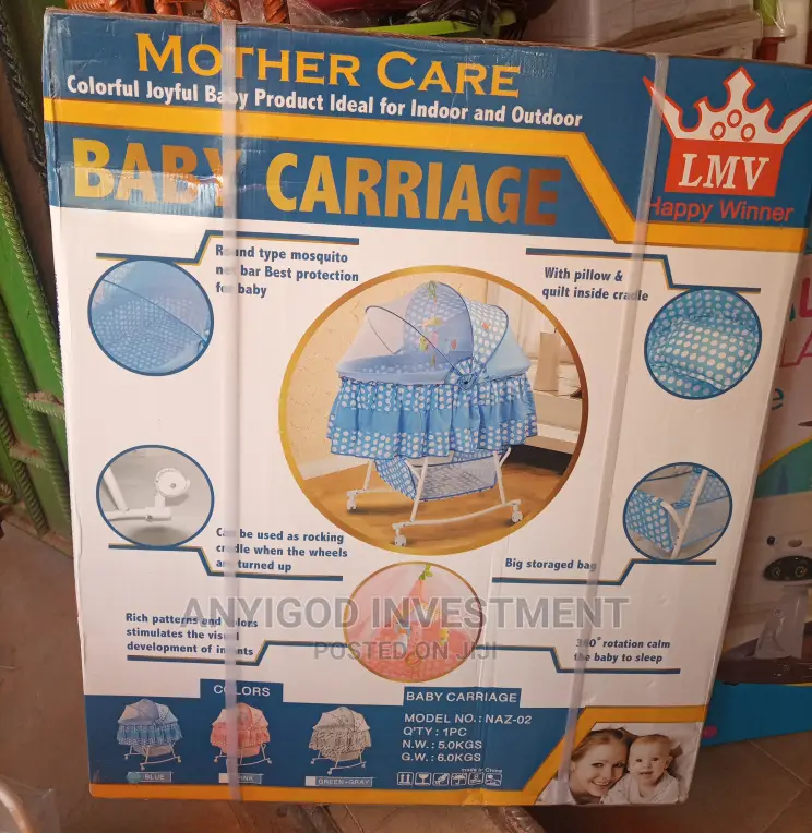 Baby Cradle Bassinet Bed Crib Carriage