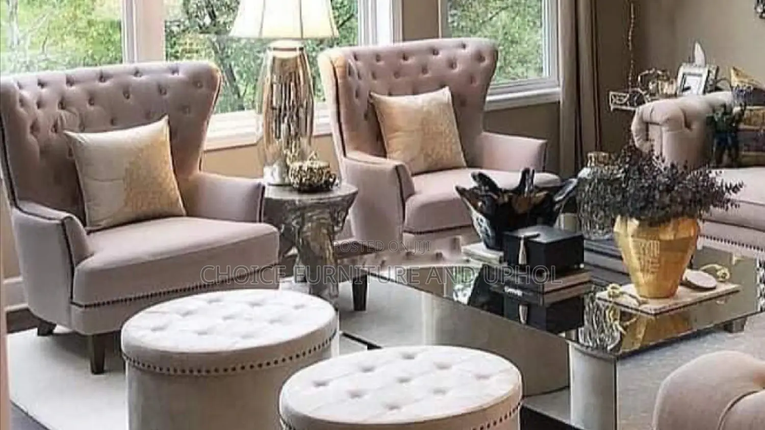 Sofa Set Of Chair Plus Centre Table Plus Two Side