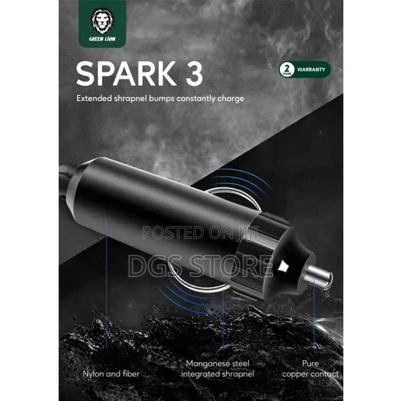 Green Lion Spark 3 Power Inverter 300w Dc 12v to Ac 220v