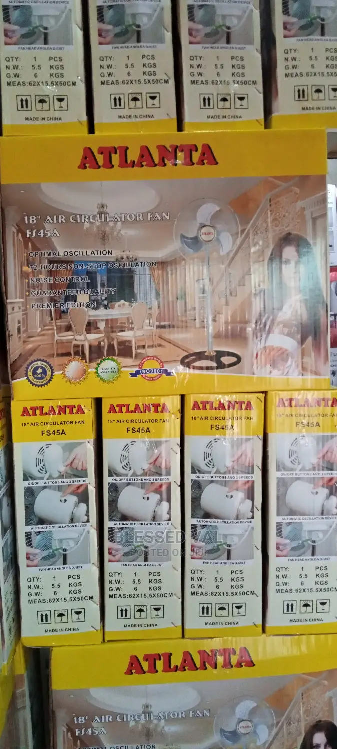 Atlanta 18 Inches Standing Fan