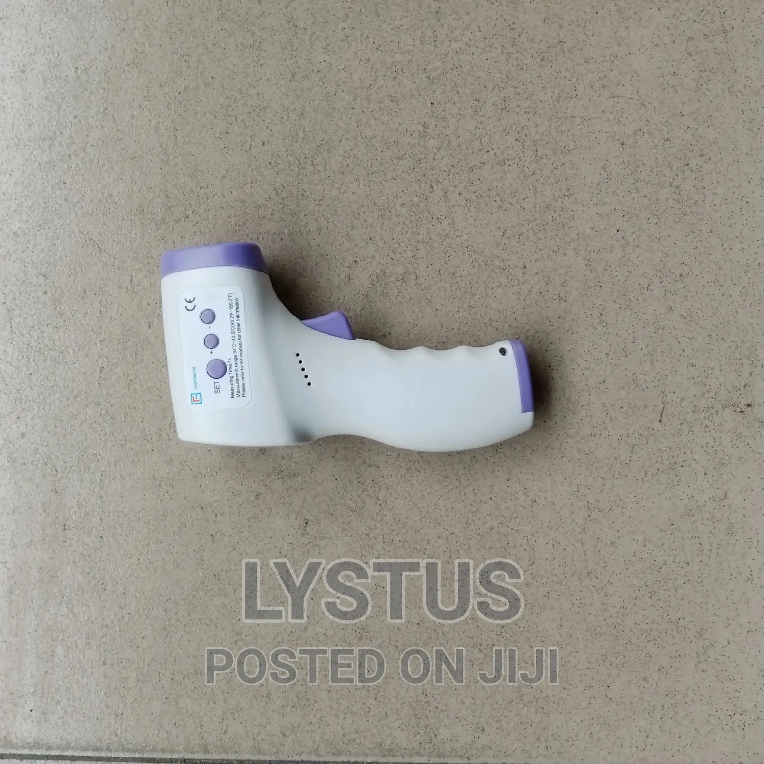 IR Infrared Thermometer Measures Body Temperature