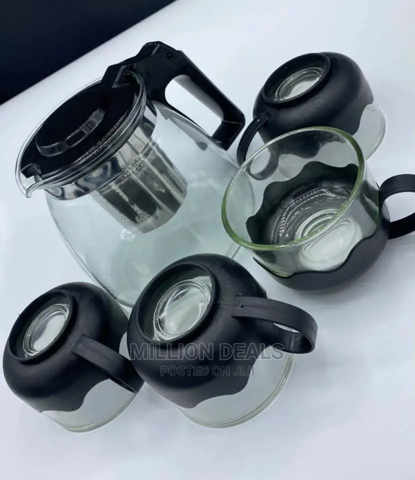 5-in-1 Tea Pot With Cups Infusion