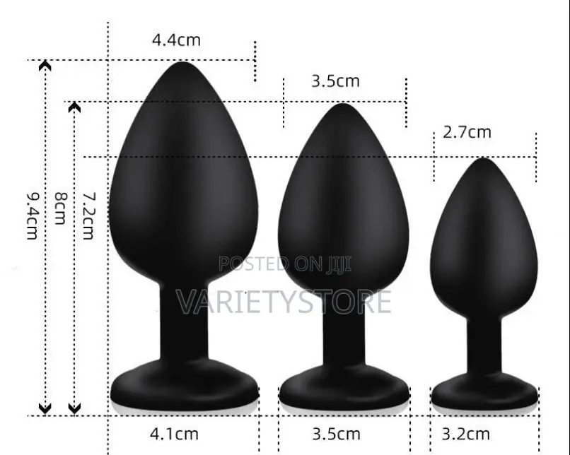Silicone Butt/Anal Plugs Unisex Adult Toys for Anal Trainer