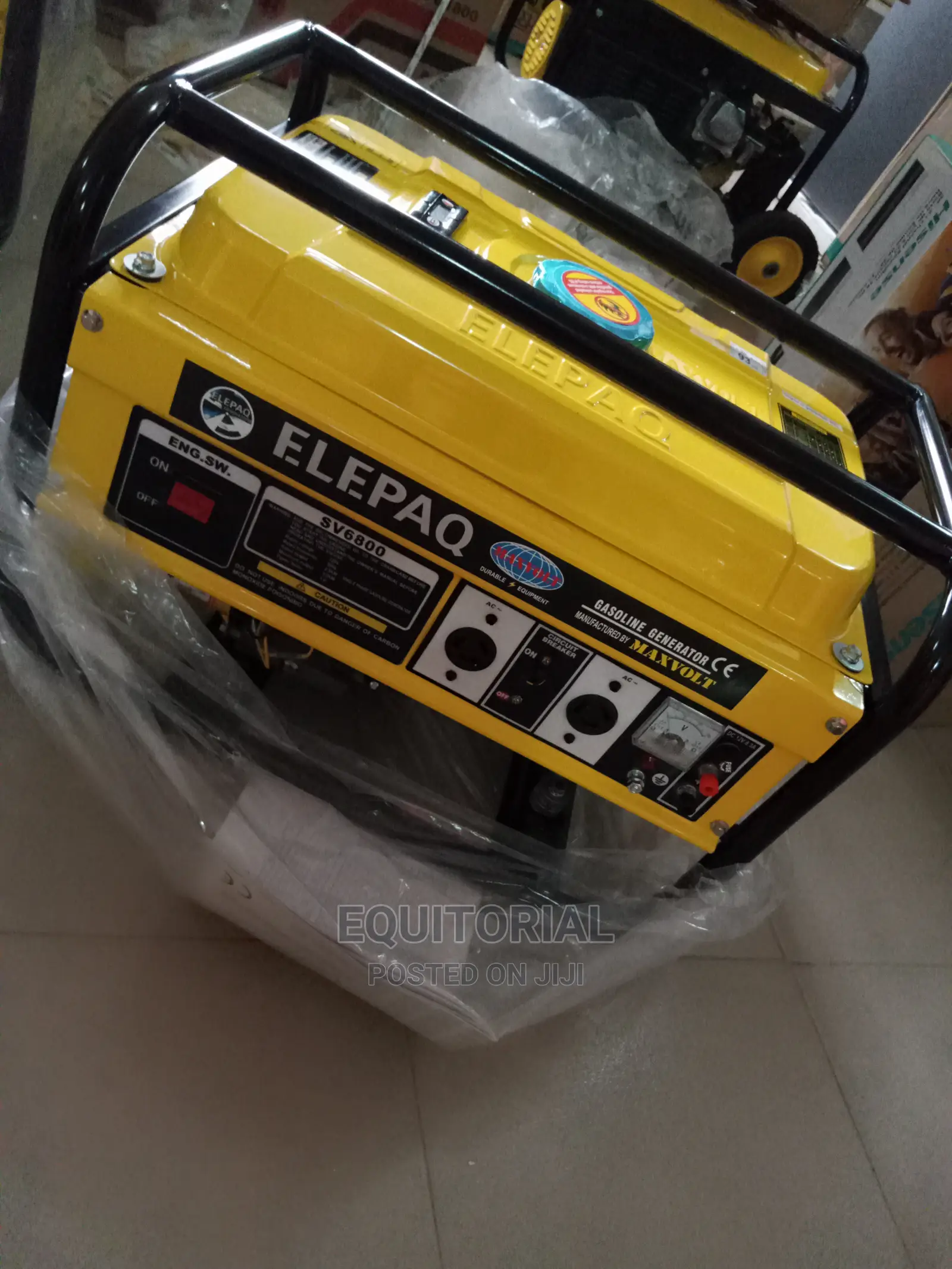 Sv6800 Manual Generator 3.5kva Elepaq