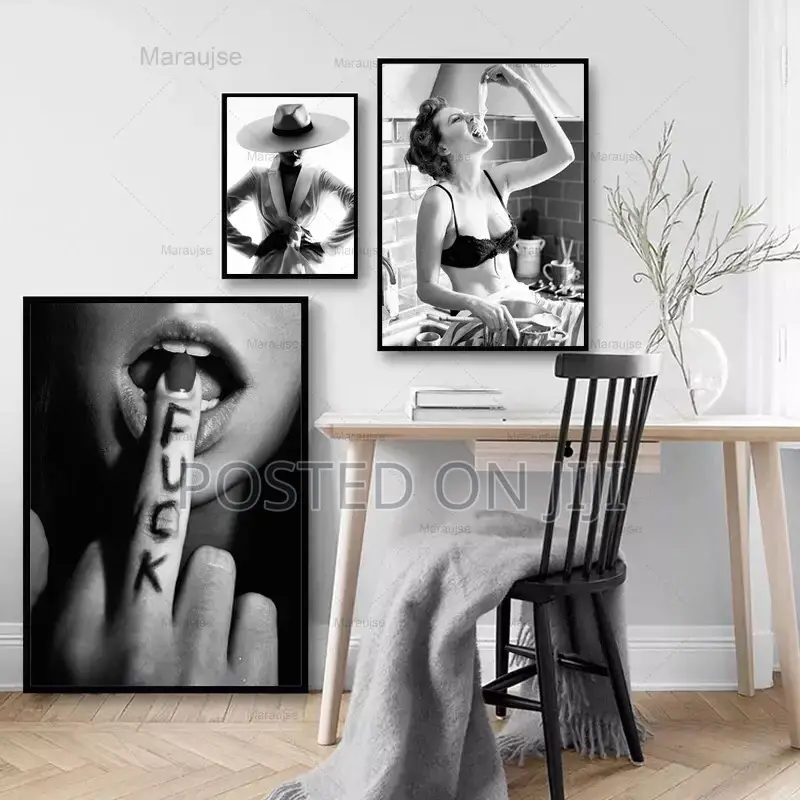 Black and White Fashion Wall Art