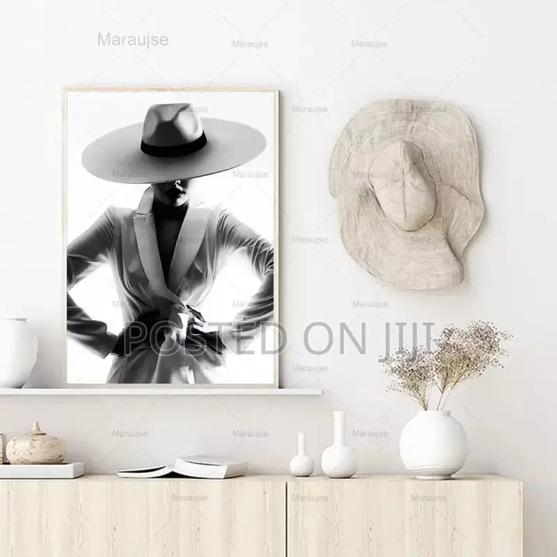 Black and White Fashion Wall Art
