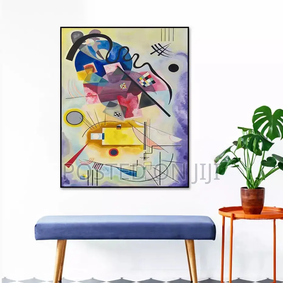 Vintage Wassily Kandinsky Famous Abstract Painting