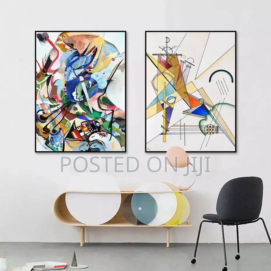 Vintage Wassily Kandinsky Famous Abstract Painting