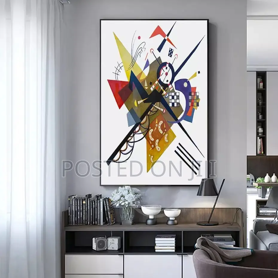 Vintage Wassily Kandinsky Famous Abstract Painting