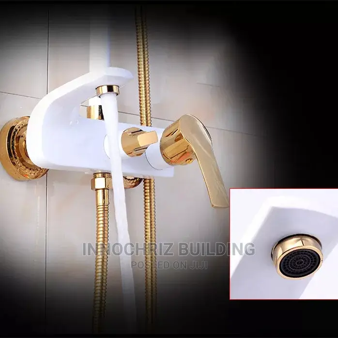 White And Gold Shower