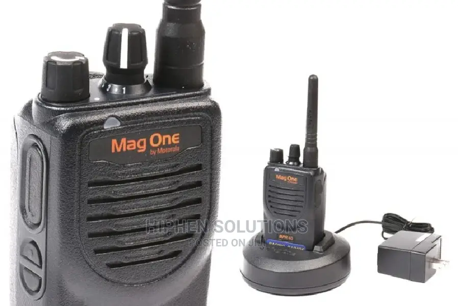 Motorola Black Magone Walkie Talkie