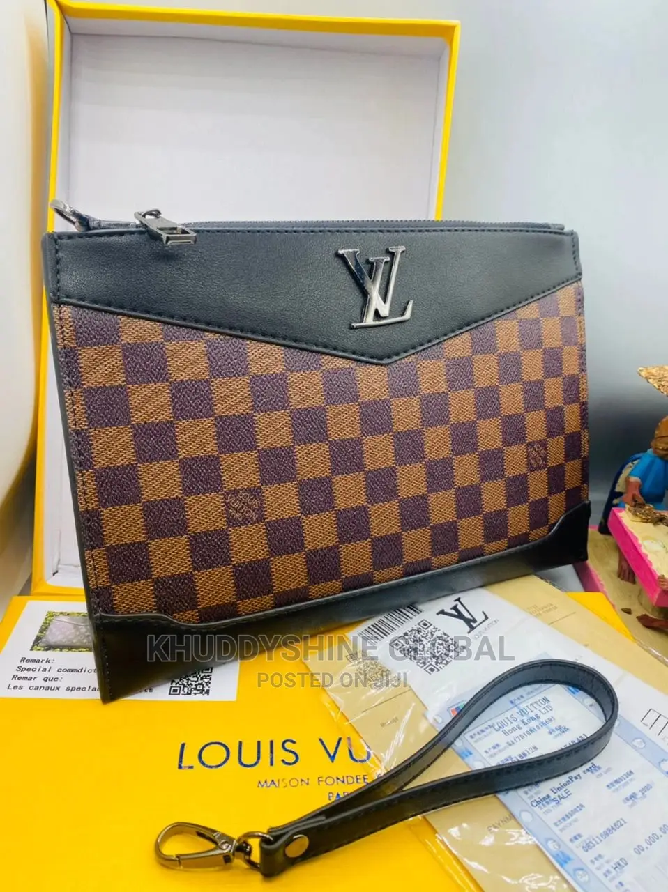 Louis Vuitton and Gucci Clutch Bags