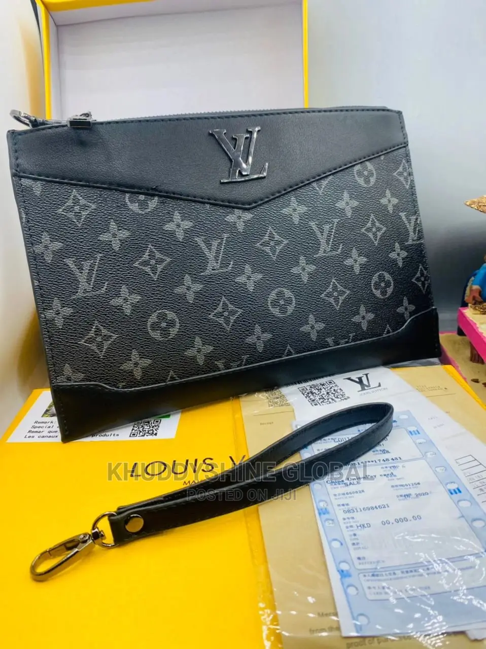 Louis Vuitton and Gucci Clutch Bags