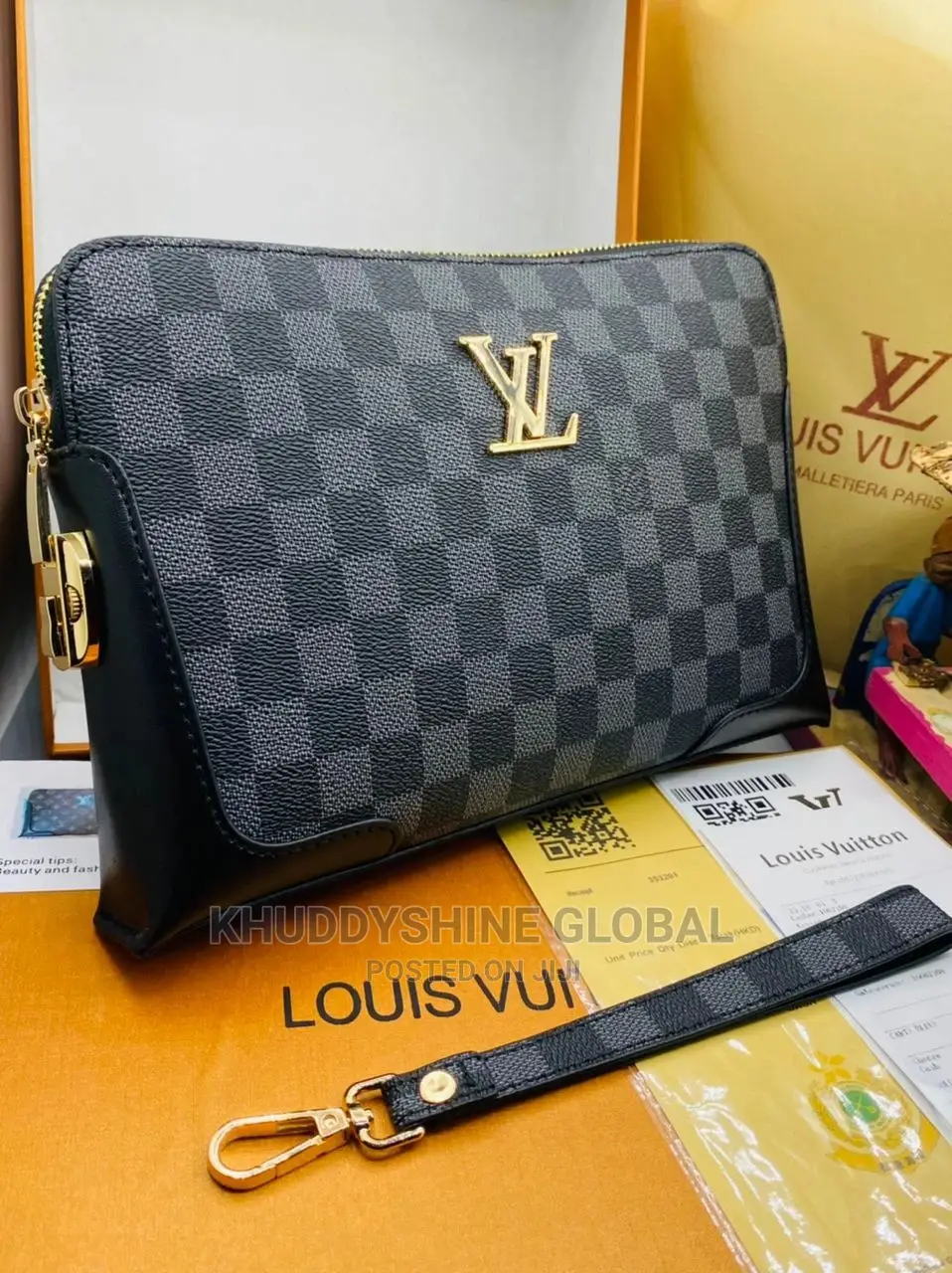 Luxury Brand Louis Vuitton Clutch Bag