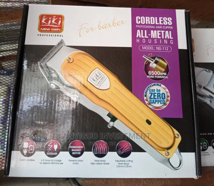 Kiki Rechargeable All Metal Cordless Clipper