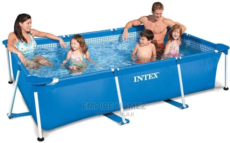 Above Ground Collapsible Swimming Pool 9 Ft X 6 Ft X 2.5 Ft