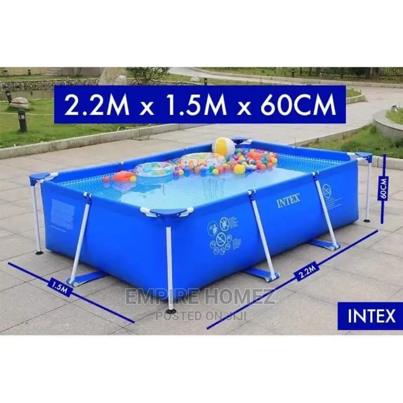 Above Ground Collapsible Swimming Pool 9 Ft X 6 Ft X 2.5 Ft