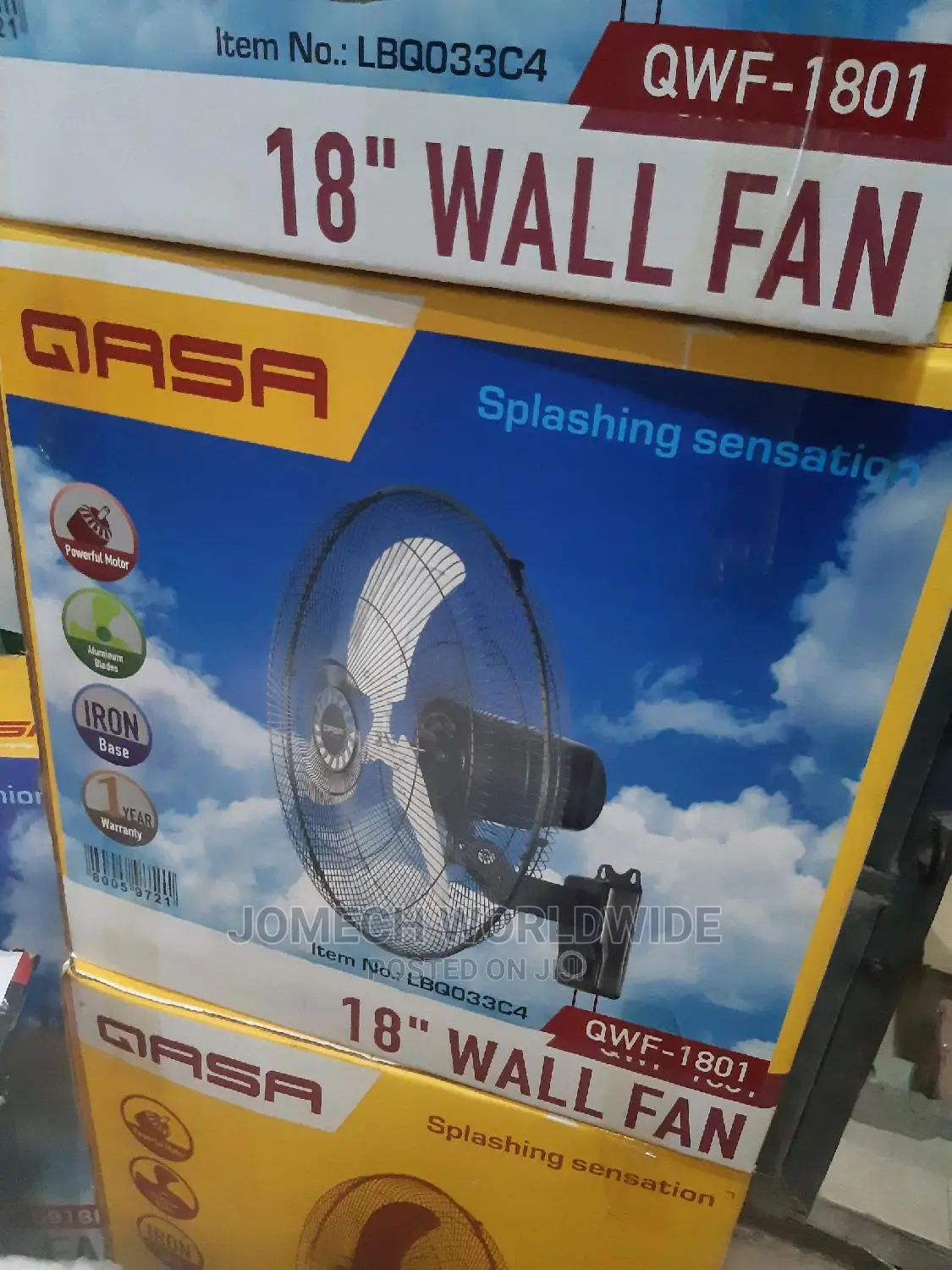 18" Wall QASA Fan
