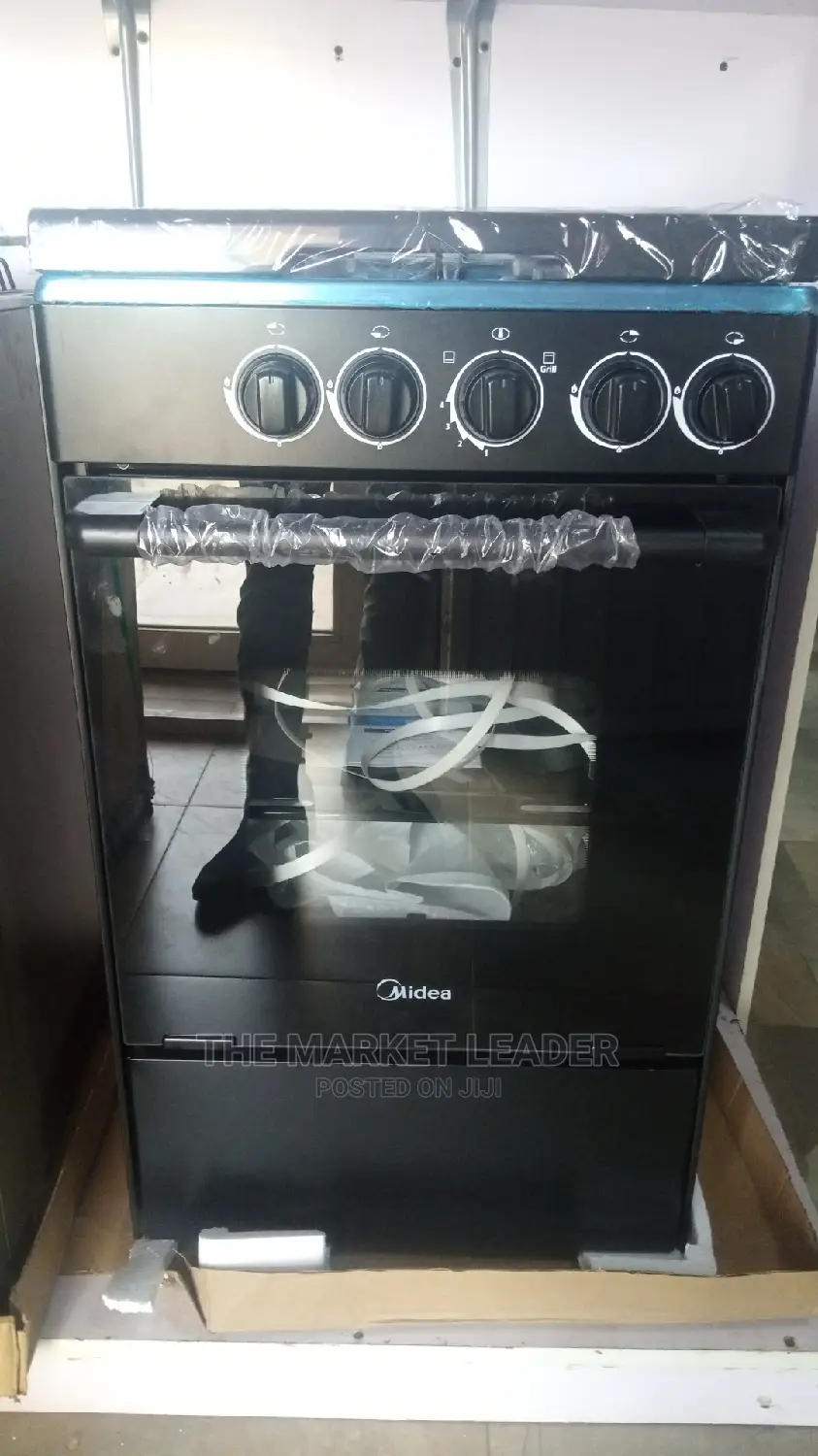 Midea 4-Burner Gas Cooker 50*55 Grill Oven 20bmg4g007-B
