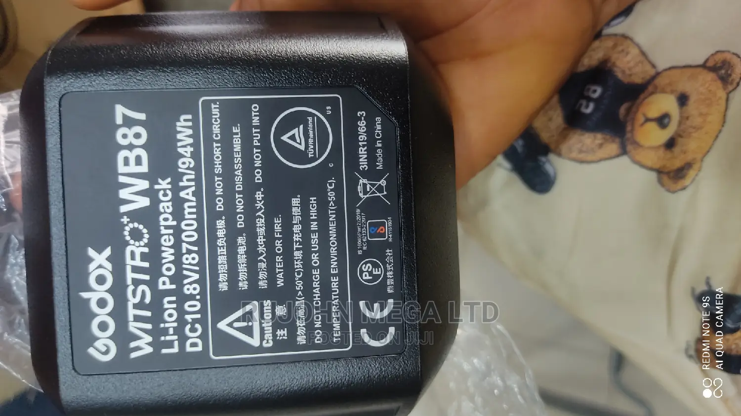 Godox WB87 Lithium Battery for AD600 Series SLB Series